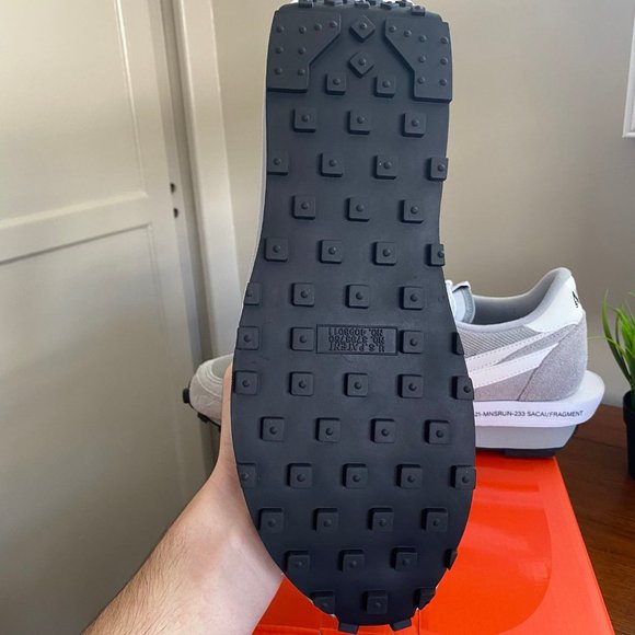 100% Brand New Nike LD Waffle Sacai Fragment Grey